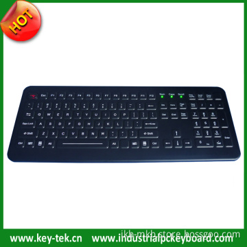 Medical Keyboard with Fn Keys with Desk Top Mounting